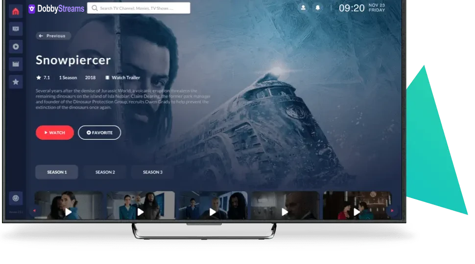 Movie and series VOD library