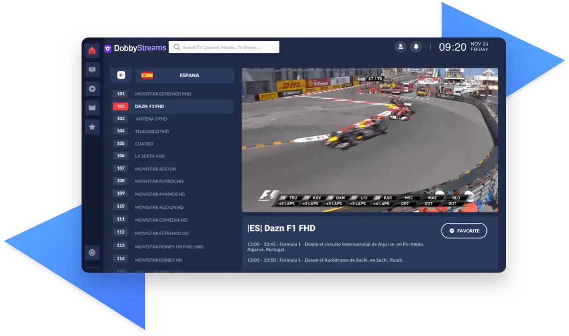 DAZN F1 on DobbyStreams